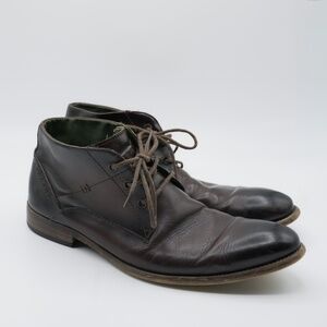 Steve Madden Leather Dress Boot - Toffee Brown